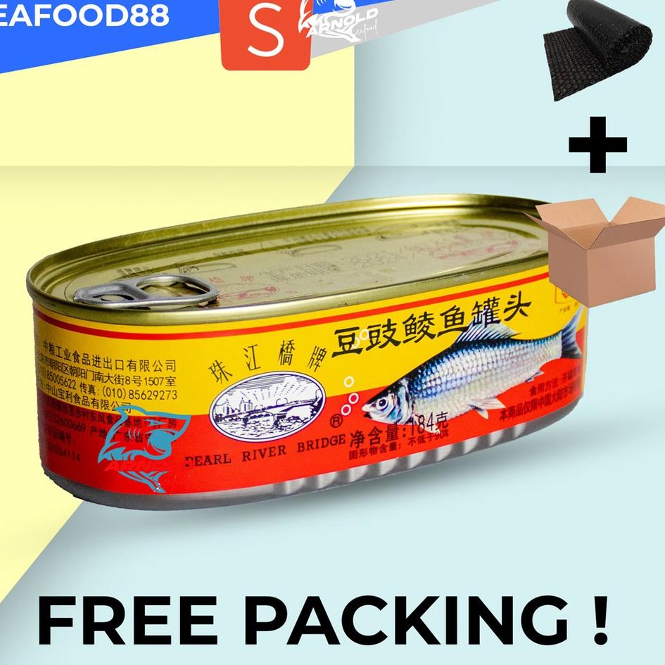 

See More--TTS Fried Dace with Salted Black Beans / Ikan Tausi Kaleng 184 gr