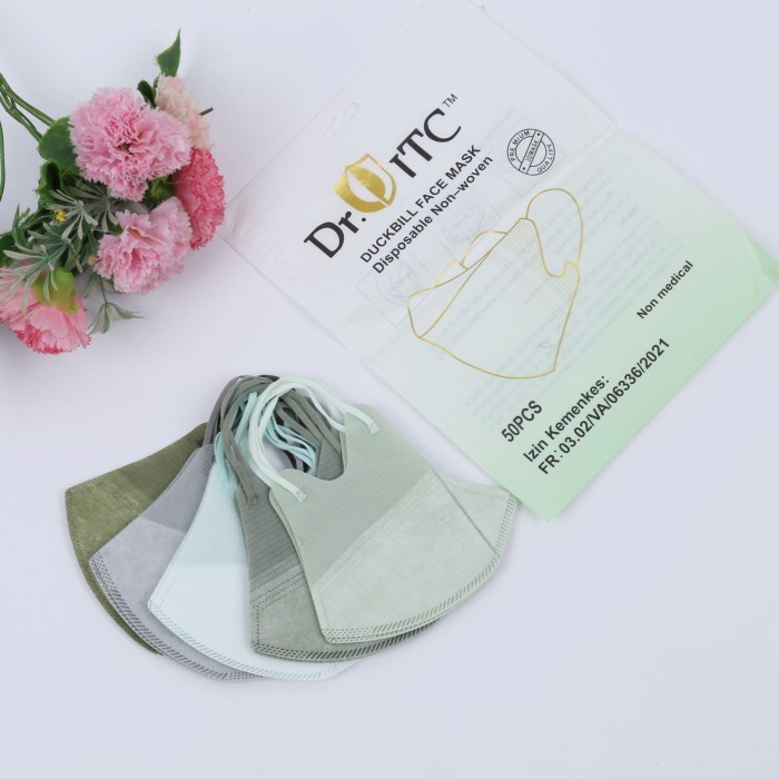 

TBMO MASKER DUCKBILL DR ITC ISI 50PCS
