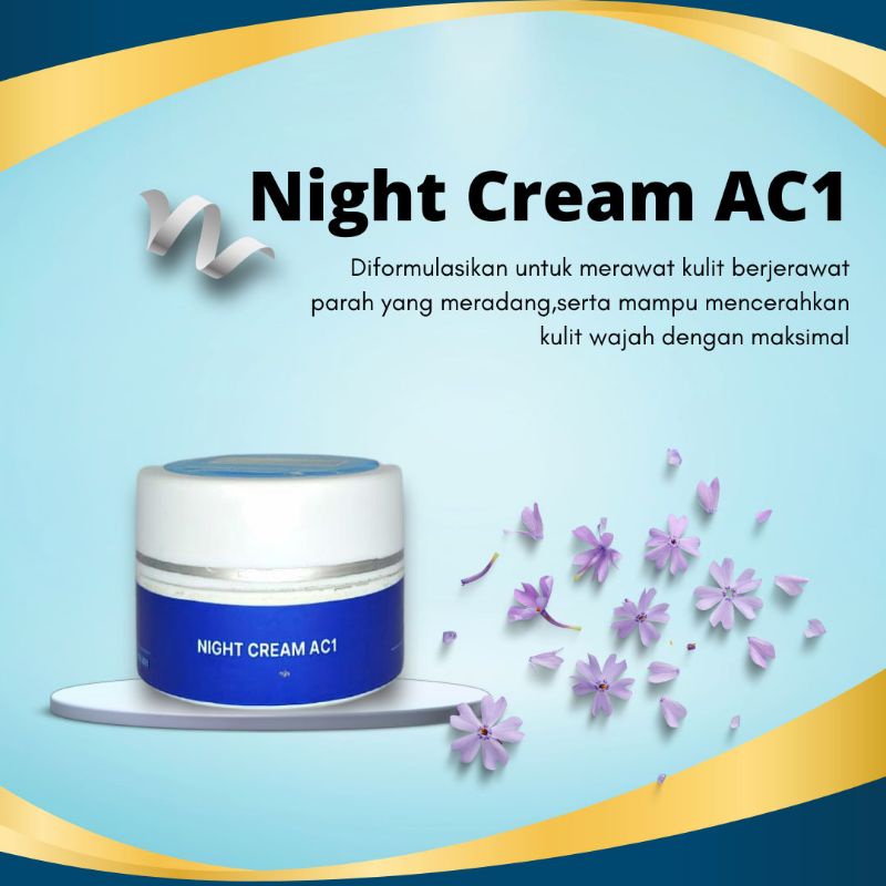 [BISA COD] NIGHT AC1 (ACNE) ULTIMATE ECER - FAST DERM
