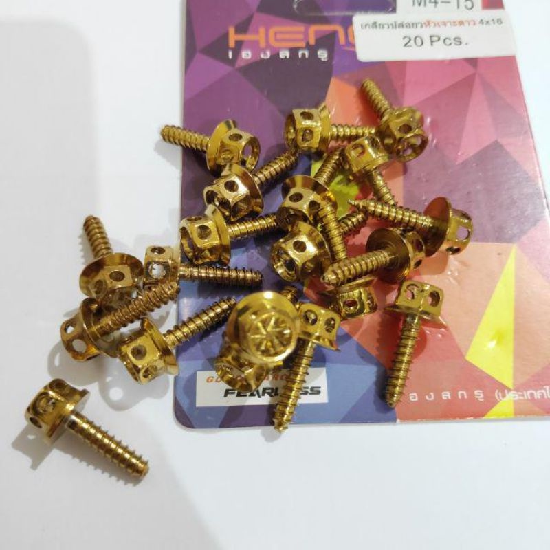 baut Body probolt HONDA HENG ISI 20 pcs FLOWER