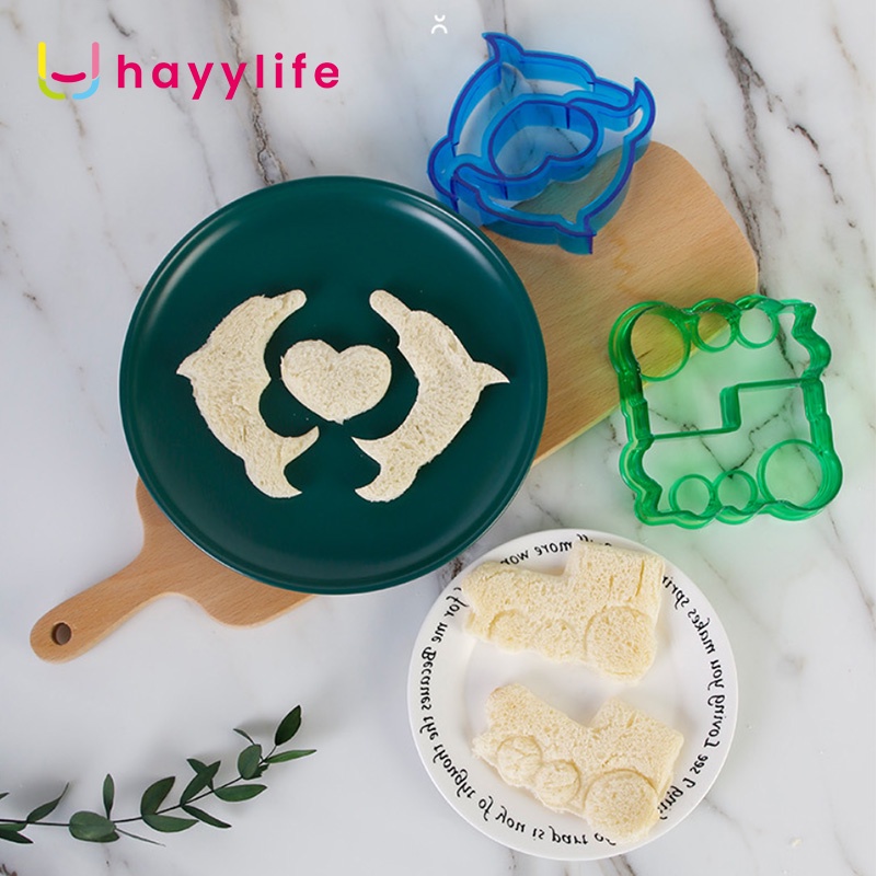 SOOKA Cetakan Roti Sandwich/Cetakan Bekal Anak/Sandwich Animation Cutter Bahan Food Grade  HL-ABA758