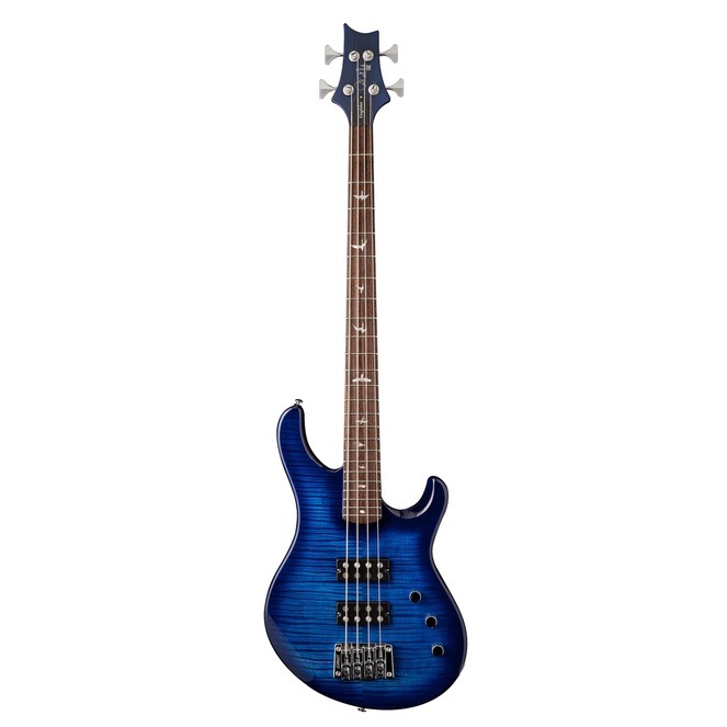 PRS SE KINGFISHER bass Faded Blue Wrap Around Burst