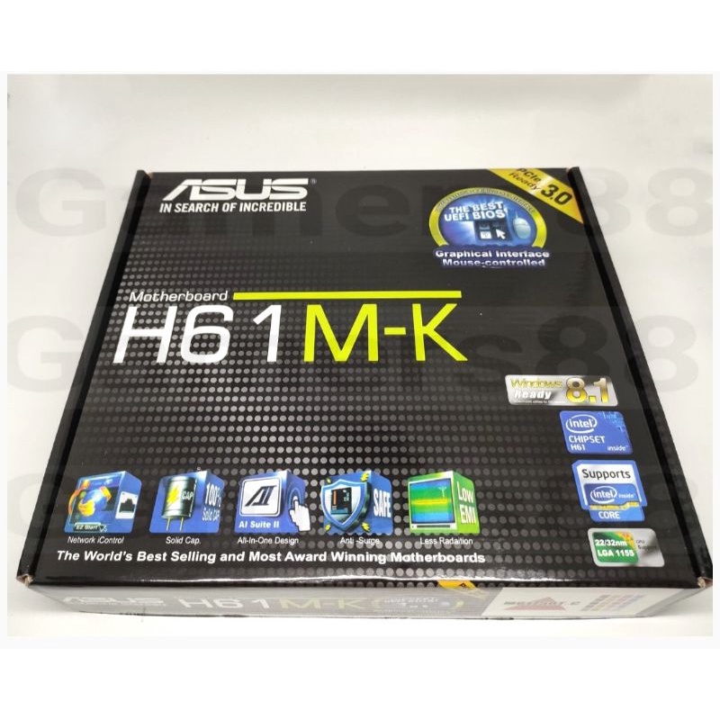 Motherboard ASUS H61M-K Mainboard Mobo LGA 1155