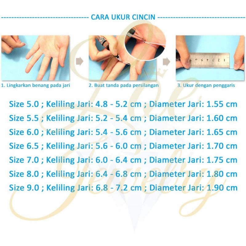 Cincin Titanium Wanita Model Berlian Fashion Super Mewah Dan Elegant