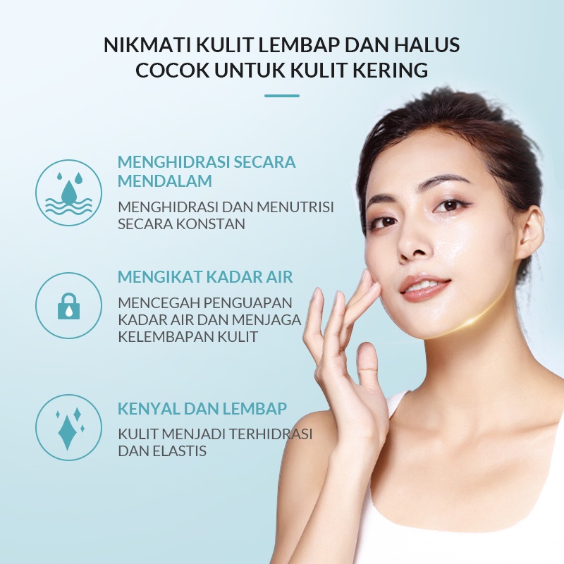 (BPOM) BIOAQUA 10X Effect Moisturizing Perbaikan Esensi Pelembab / Anti Penuaan / Vitamin C