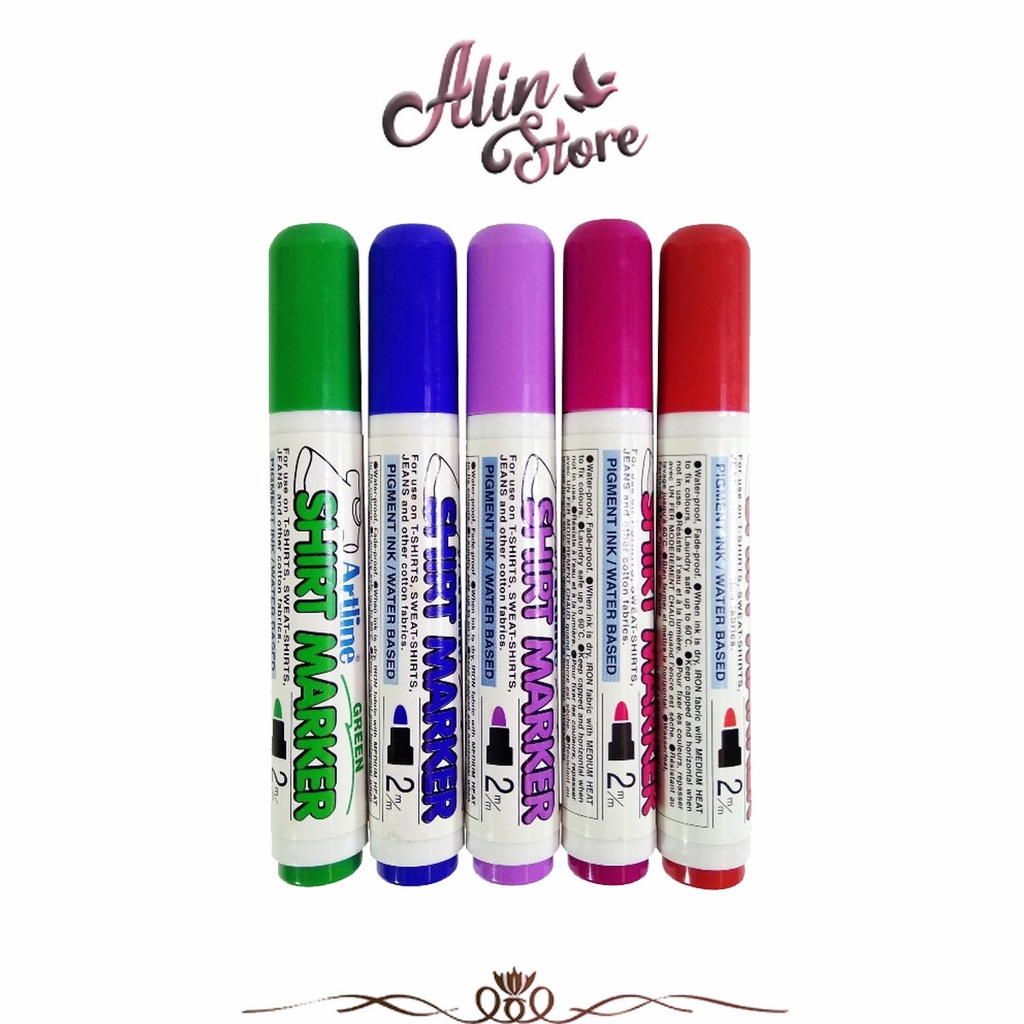 

Spidol Kain Permanent Shirt Marker EKT-2 Artline