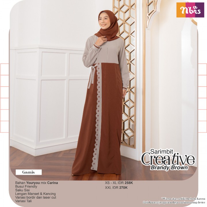 Gamis muslimah creative nibras/ gamis syari nibras