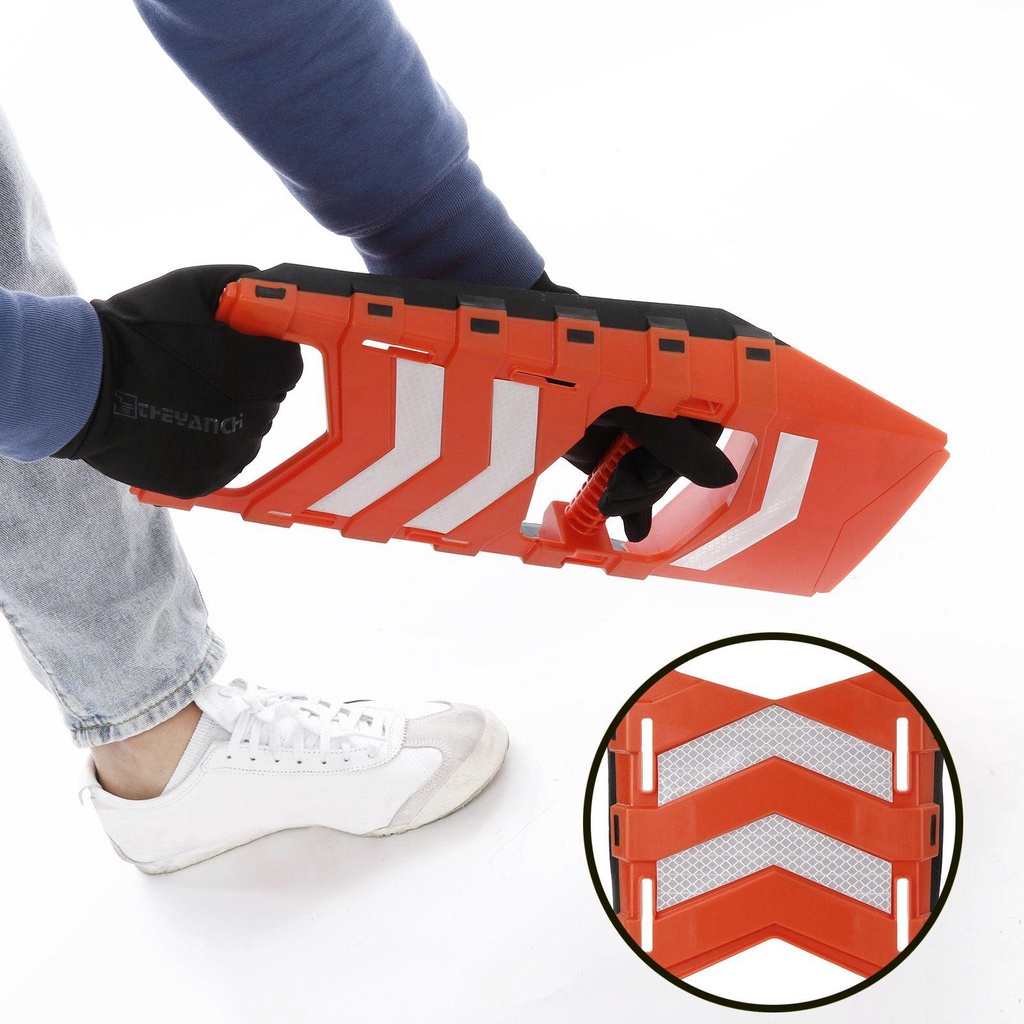 Populer Sekop Salju Mobil Outdoor Windshield Escape Tool Kendaraan Penghilang Salju