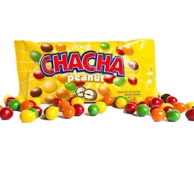 

ART5b5Ap--CHACHA PEANUT Milk Chocolate 7 g kemasan Renceng - (HARGA RENCENG)