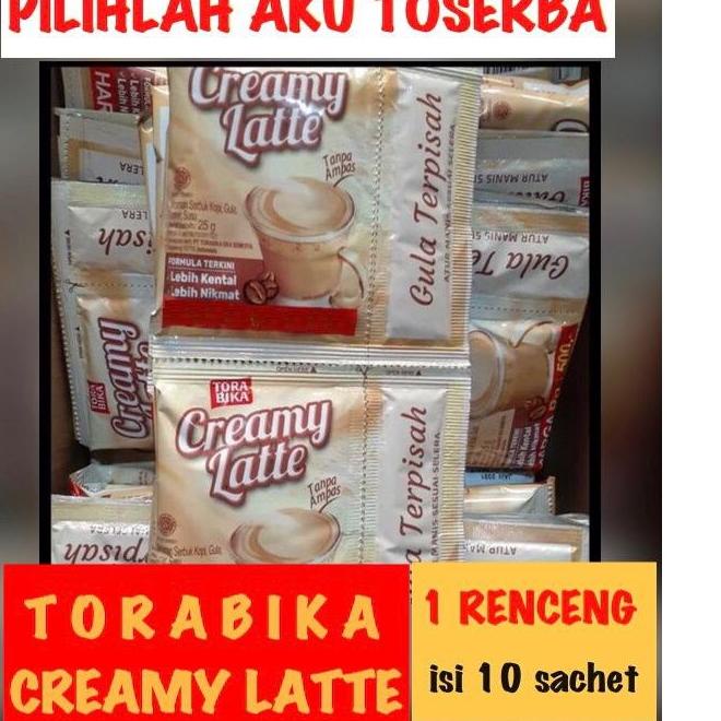 

idD8p3O--Torabika Creamy Latte Renceng 10 Sachet @ 25 gr (HARGA RENCENG)