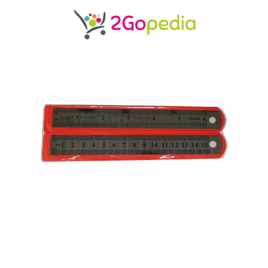 

Penggaris Besi/ Garisan Stainlees 15 Cm Yoeker Grosir Murah Atk