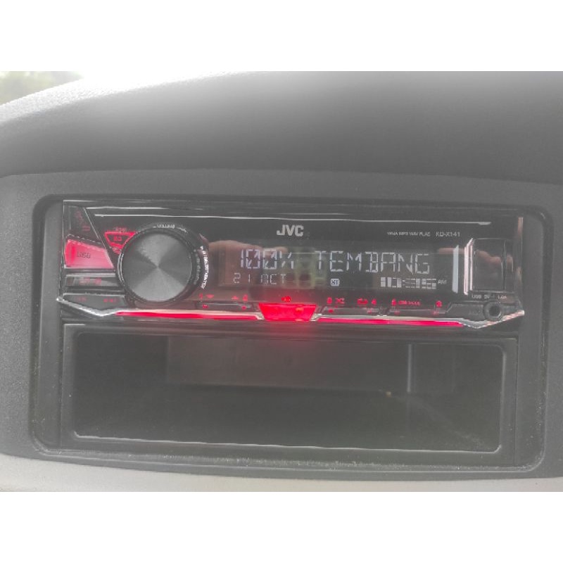 Jual tape mobil singledin merek JVC tipe KDX141