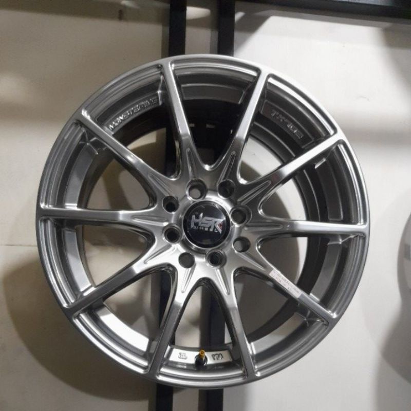 jual velg terbaru hsr 16 h4x100-114,3 et42 hiver silver
