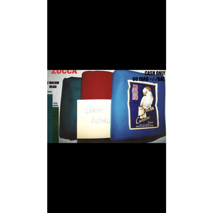 Laken Billiard 9 feet Karpet Bilyard 9ft