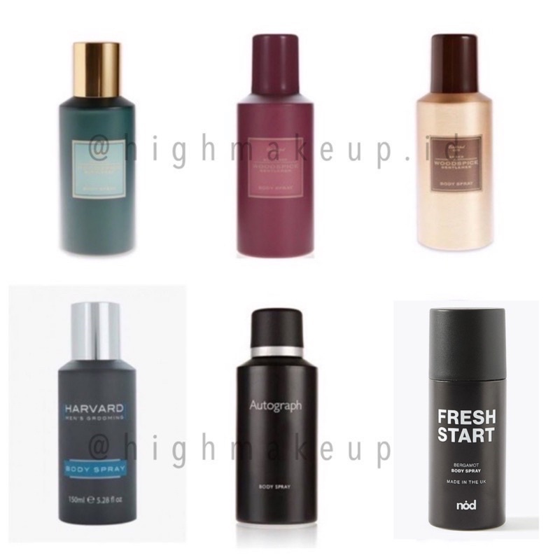 Marks & Spencer Autograph Harvard Woodspice Amber Gentlemen Body Spray For Men 150ml Original 100% M