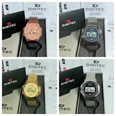 JAM TANGAN WANITA DIGITEC DG 6065 MDG-6065SR 6065SR ORIGINAL ANTI AIR