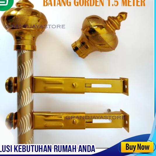 Pasti Bisaa--BESI GORDEN [ 1.5 - 2 meter ] /BATANG GORDYN/ROLLET HORDENG/TIANG ASAFA GORDEN JENDELA