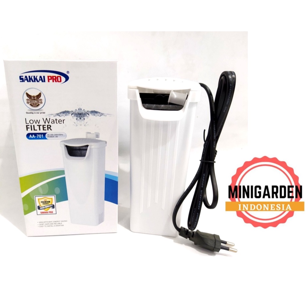 LOW WATER FILTER SAKKAI PRO AA-701 HANGING FILTER GANTUNG AQUARIUM