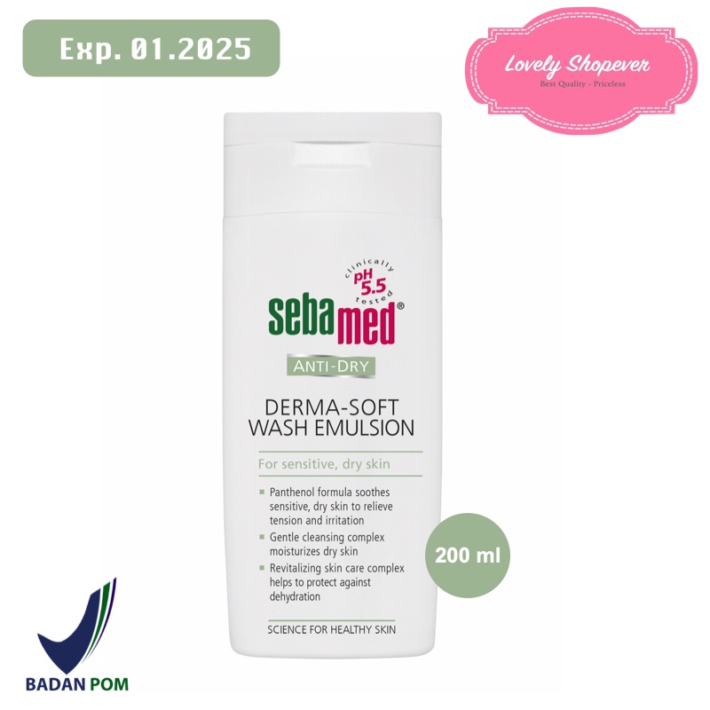 SEBAMED ANTI DRY Derma Soft Wash Emulsion 200 ML 200ML