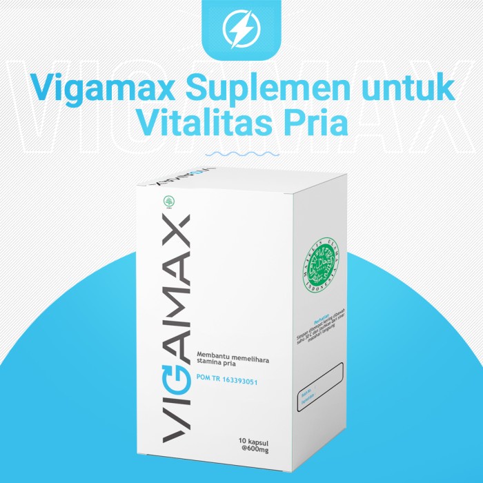 BISA COD | Vigamax Asli 100% Original Obat Kuat Pria