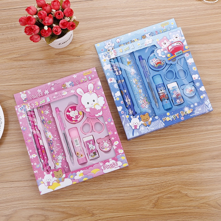 Pensil Set 9 In 1 Alat Tulis Sekolah Anak A-15