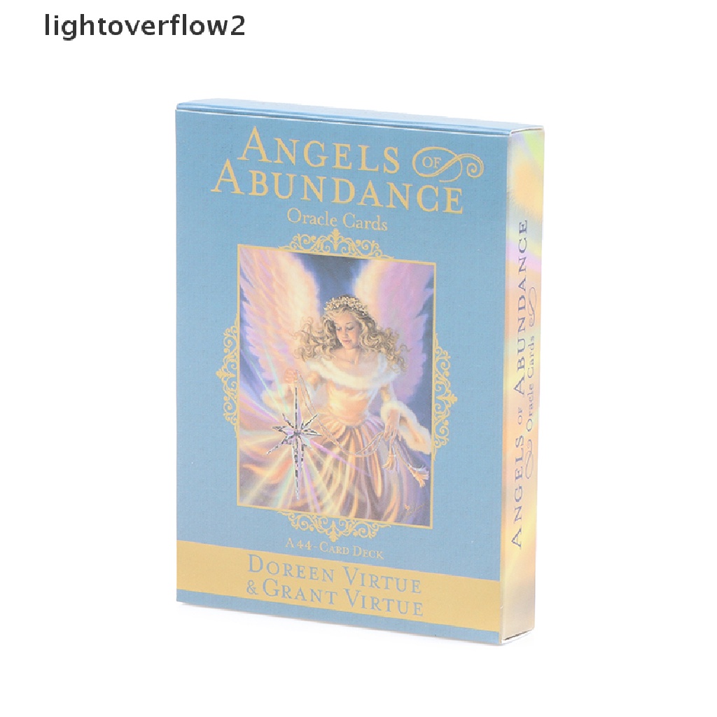 (lightoverflow2) Kartu Tarot Angels of Abundance Oracle Untuk Pesta