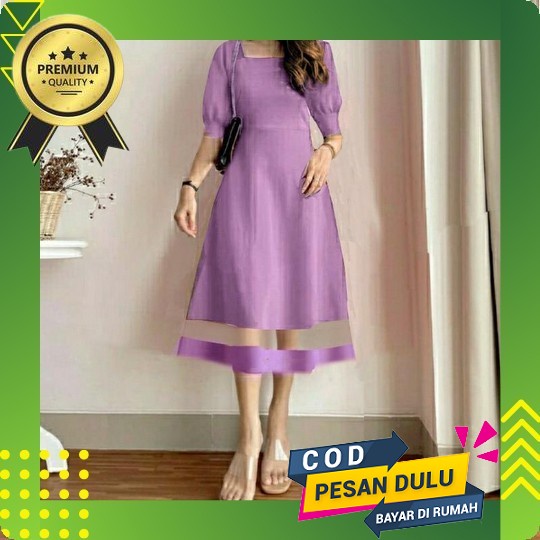 As Fashion-Cod-Hf-Dres Wanita Terbaru-Dres Pendek Casual-Dres Natal-Pakaian Dres Wanita Dres Natal W
