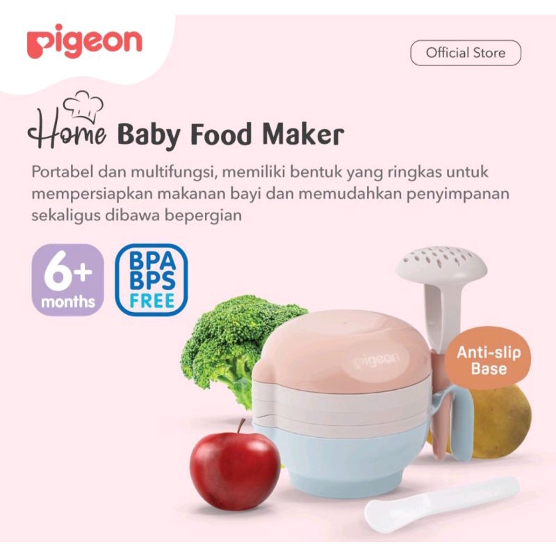 Pigeon Home Food Maker Set NEW / Pengolah Makanan MPASI