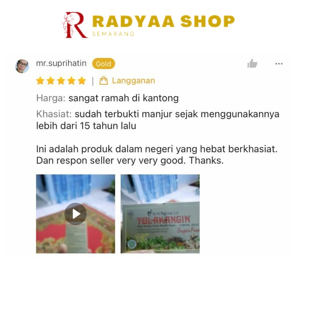 Minuman Herbal Tolak Angin Bebas Gula Tolak Angin Sugar Free Sido Muncul