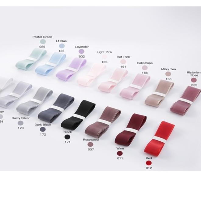 

SALE!!Pita Organdy PREMIUM (1" / 2.5 Cm) Panjang ± 18 Meter|RA9