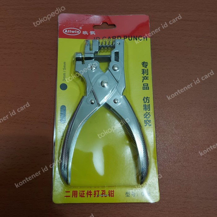 

Aman Tang Pembolong Id Card 2 Fungsi Oval Dan Bulat Bagus