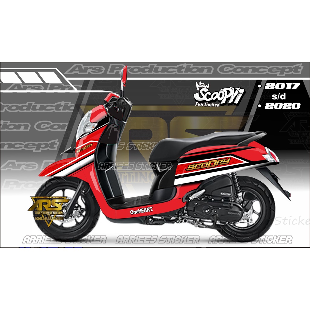 DECAL STICKER NEW SCOOPY STYLISH 2020 FULL BODY. DECAL SCOOPY 2017 . 2018 . 2019 . 2020 FULL BODY