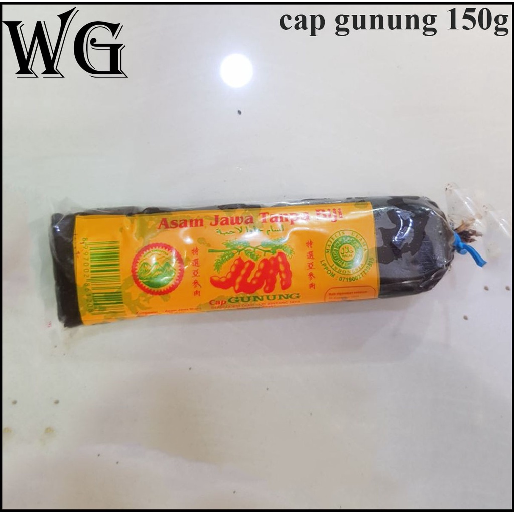 

PENYEDAP RASA / BUMBU INSTAN / ASEM / ASAM JAWA TANPA BIJI CAP GUNUNG / 150 GR