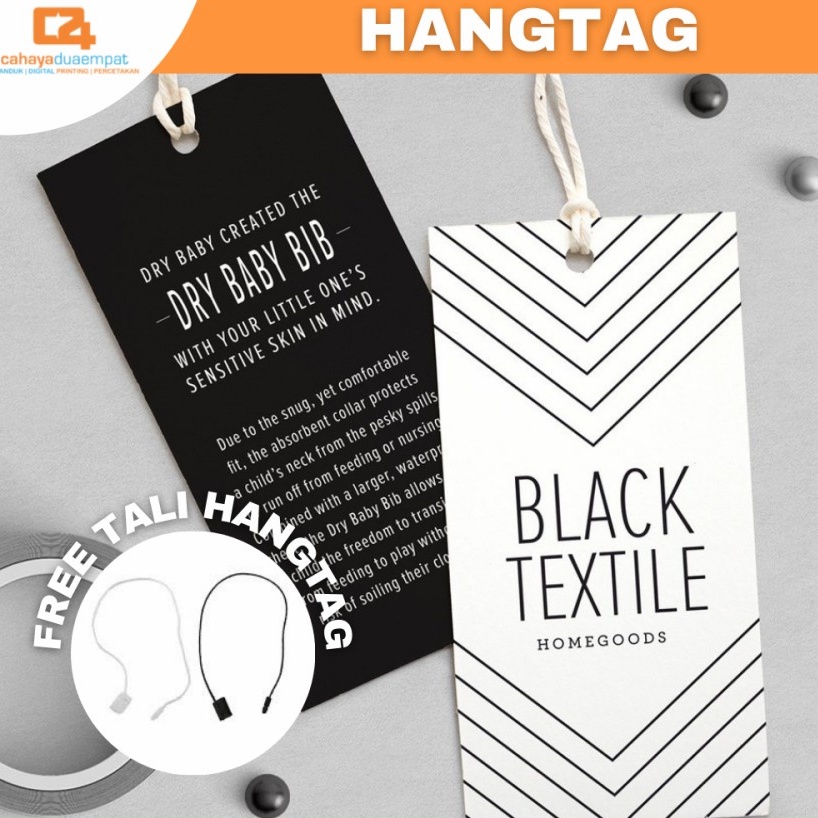 

HANG TAG / LABEL UK. 5x9cm (Label Baju, Tas, Jaket, Sepatu dll)