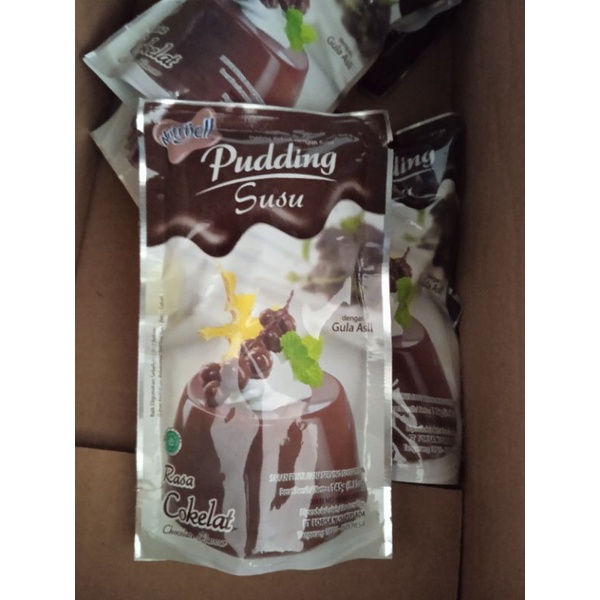 

Nutrijell puding susu rasa Coklat