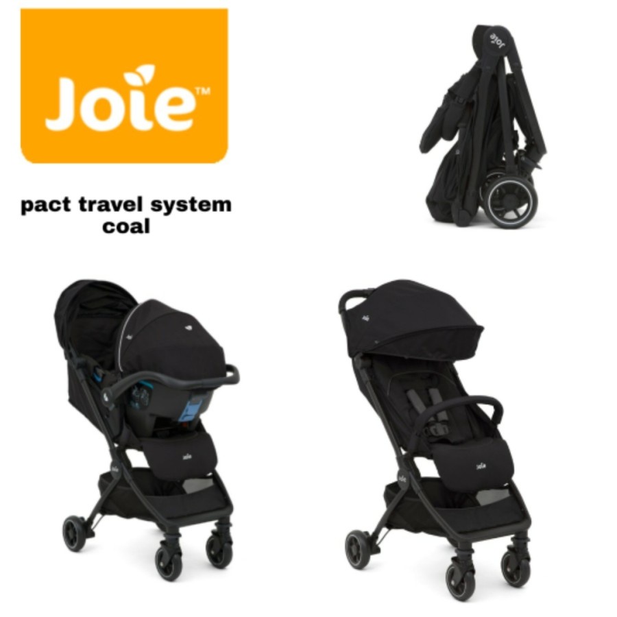 Stroller Joie Muze LX Travel System - Coal/Dark Pewter