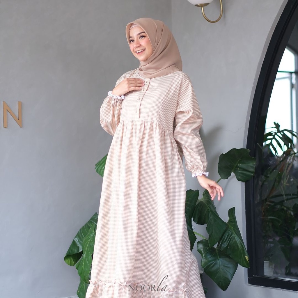 NOORLA - MILA GAMIS  KOTAK SET HIJAB / MAXI DRESS ONE SET