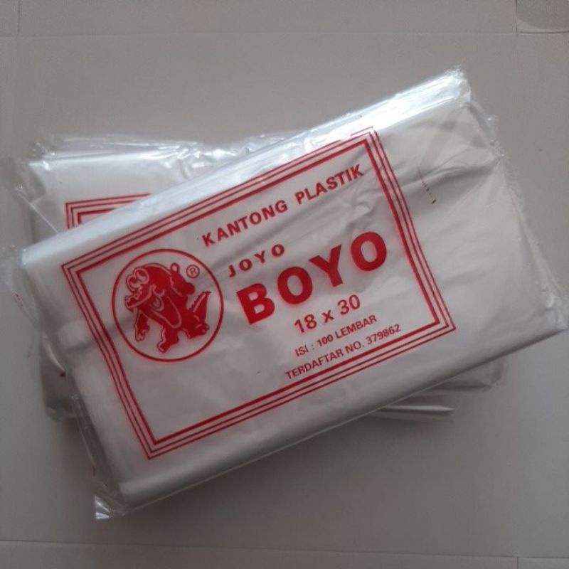Plastik PP Joyo Boyo | 18 x 30 | Isi 100 lembar