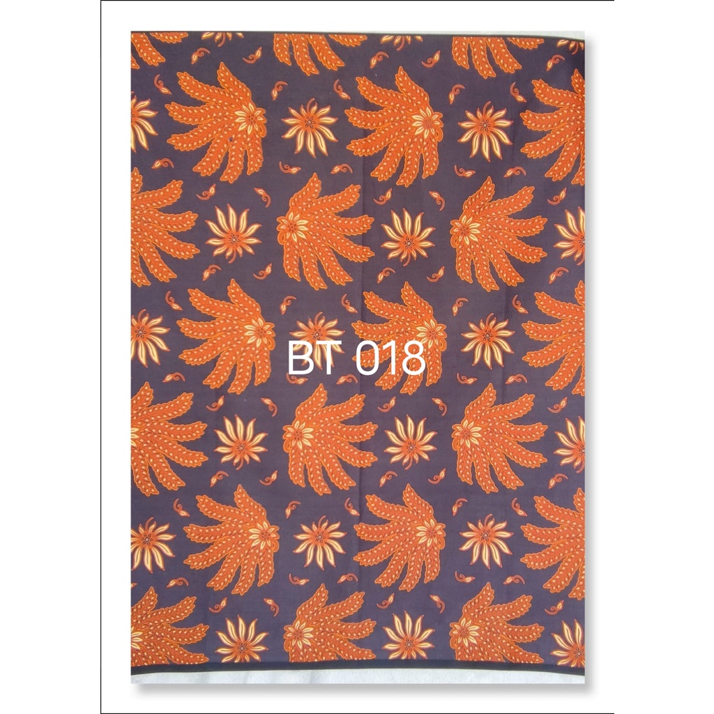 BT 018 kain batik terbaru jual meteran rollan harga per setengah meter  happychild