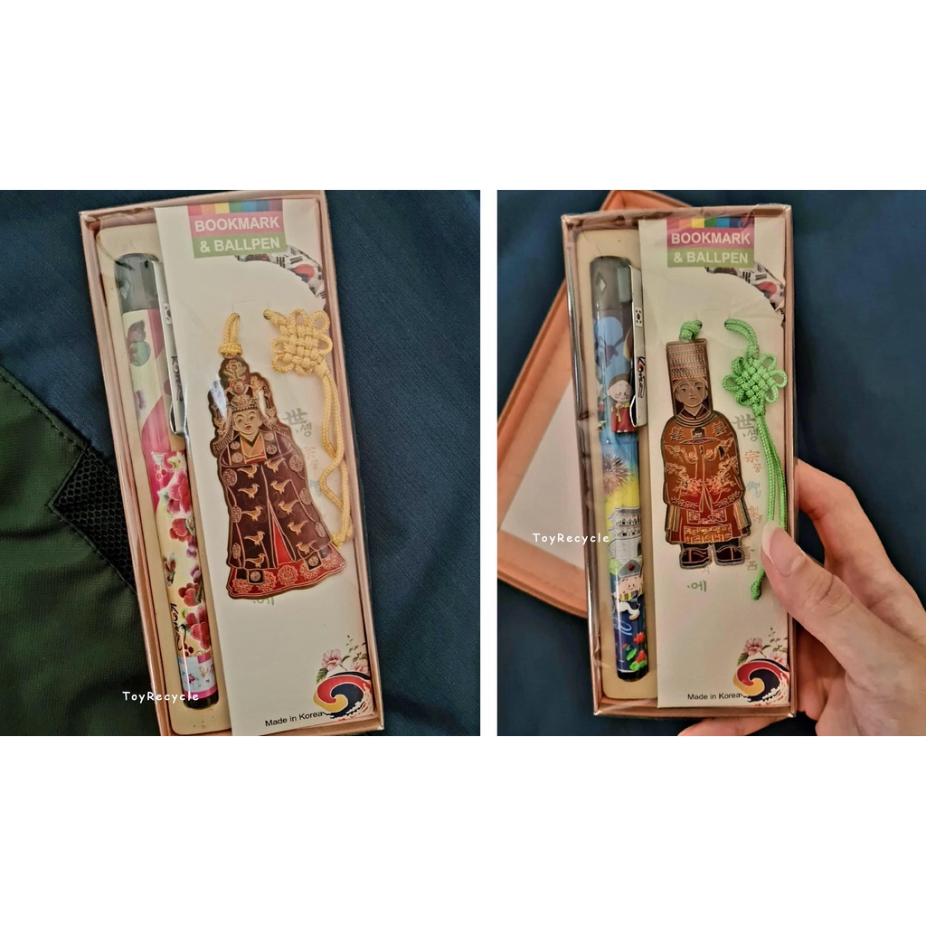 

Bookmark and Ballpen dari Korea / Souvenir Korea Bookmark / Pen dari Korea