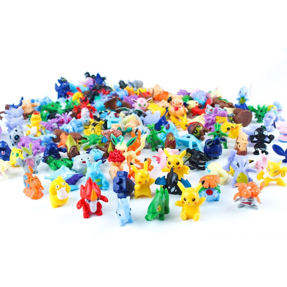 Preva Pokemon Pokemon Hadiah Kotak Pikachu Anime Figure Action Figure Mainan