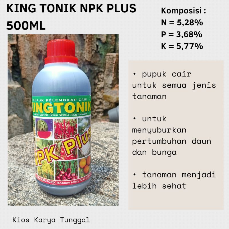 Pupuk Cair King Tonik NPK plus