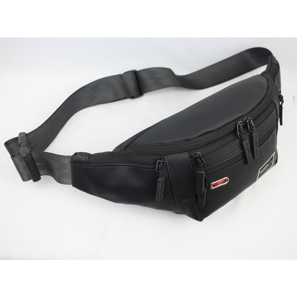 Waistbag Import Quality Polo Amstar Bahan Ballon Anti Air Tas Pinggang Tas Selempang Bahu