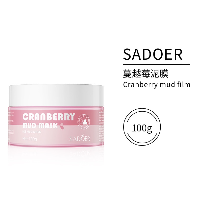 SADOER Mud Mask | Membersihkan Pori-pori | Menyegarkan Kulit | Moisturizing | Pengontrol Minyak - BISA COD - MURAH