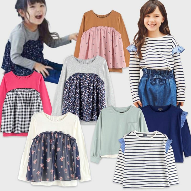 Elfindoll Classic Girls T-shirt/ kaos anak perempuan (4-13 Tahun)