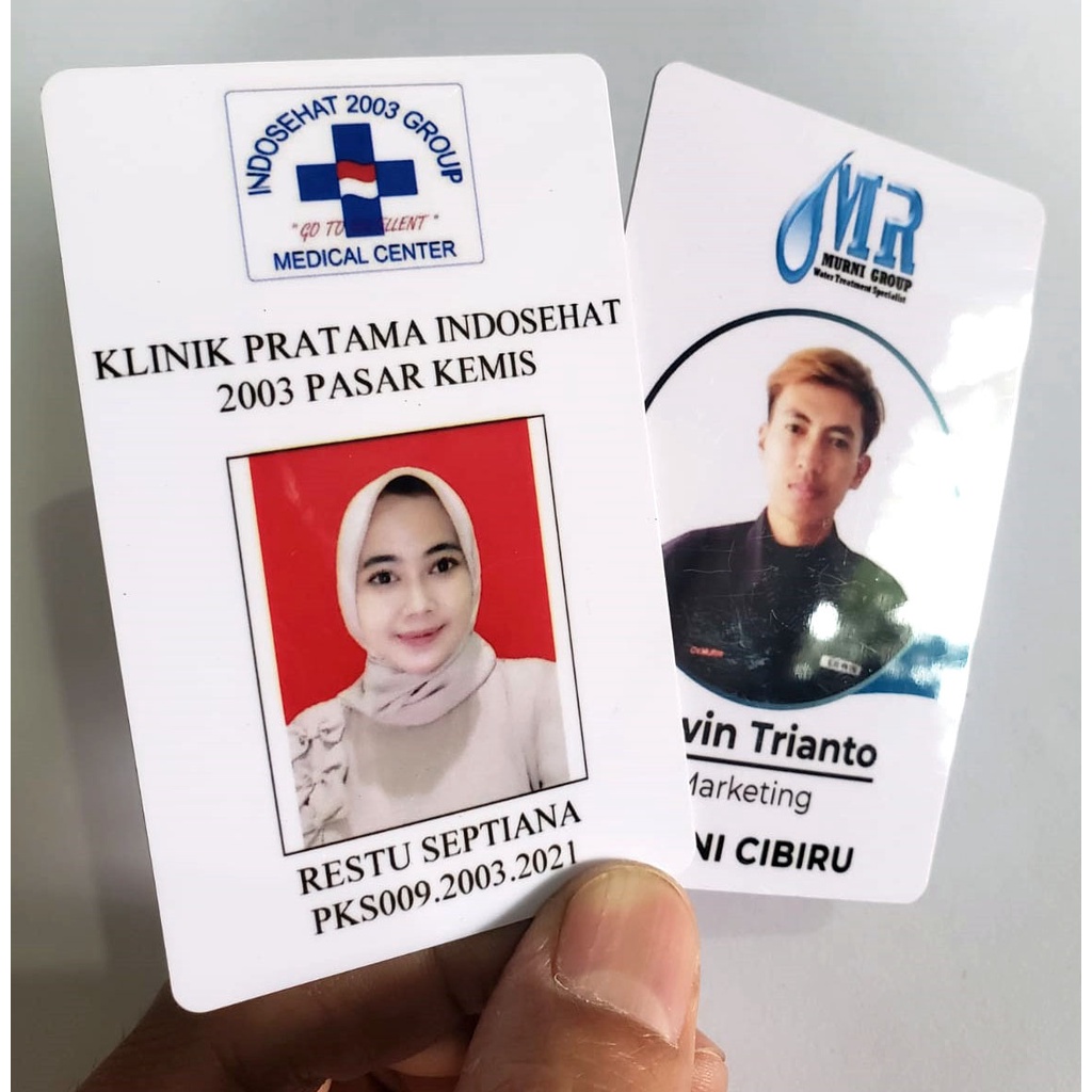 

CETAK ID CARD std ATM / CETAK IDCARD / MEMBER CARD / KARTU PEGAWAI / KARTU PELAJAR STANDART