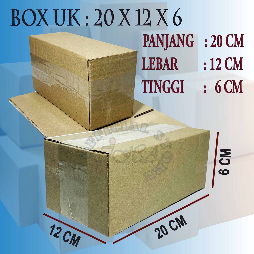 

box packing uk. 20x12x6 cm kerdus karton packing online murah