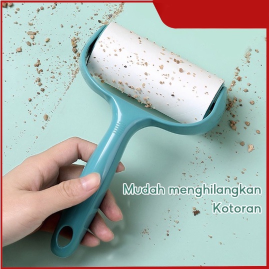 ❤ IJN ❤ Lint Roller Bulu Kucing Pakaian Baju Anjing Besar Refill Rol Roll Halus Debu Hewan Pembersih Sikat
