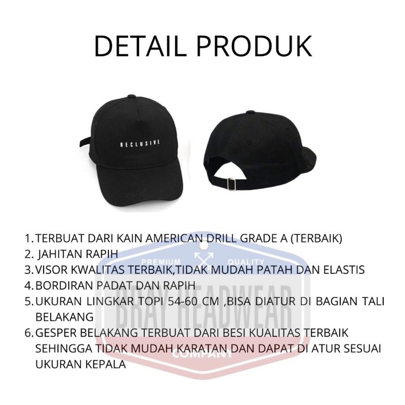 topi gaul0Topi Baseball Pria Wanita Dewasa Bordir Smiley Reclusive Tiga 3