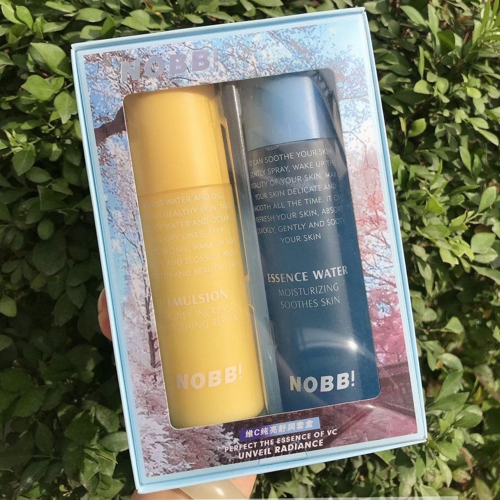 [BPOM] 100 % Original NOBB！Vitamin C Brightening Moisturizing Facial Serum Toner +Vitamin C Facial Serum Lotion